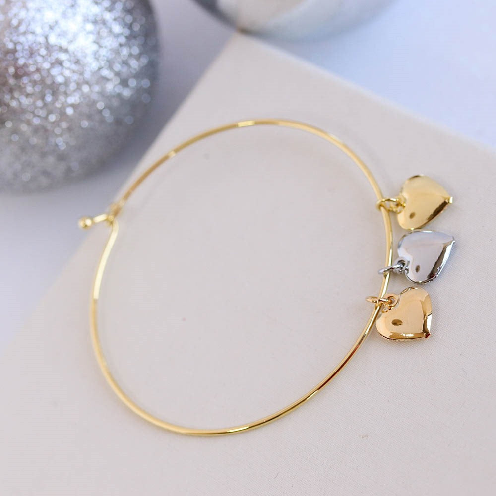 Bracelete Corações Amore